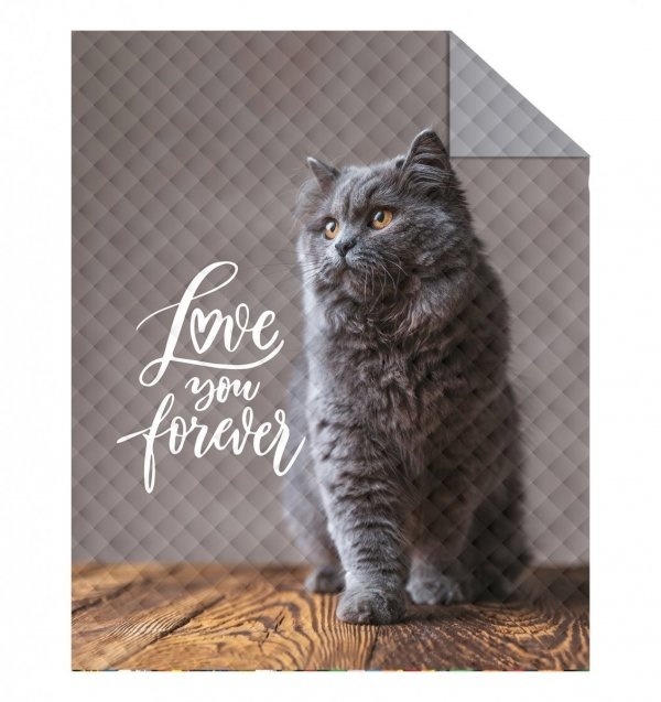 Bedsprei Kat love forever - 170x210 cm