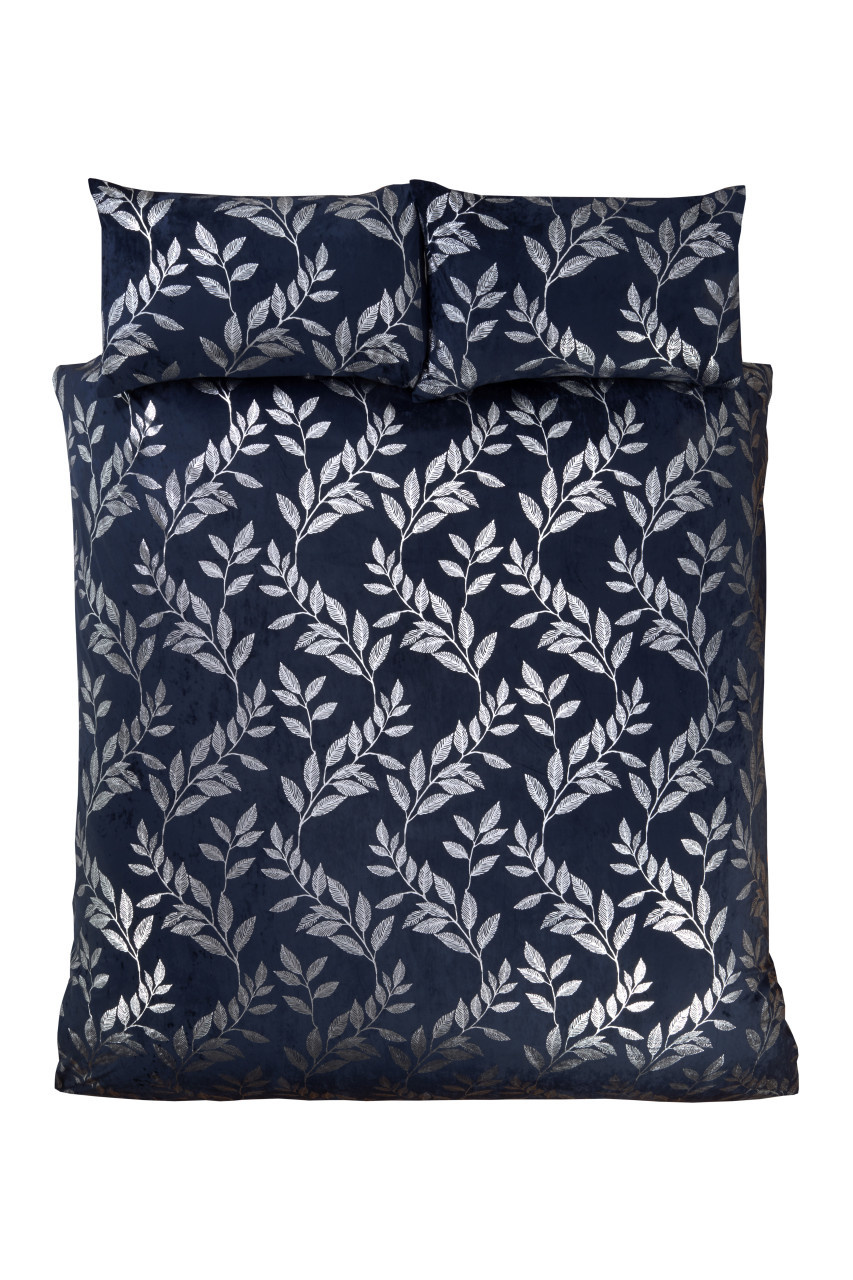 Belle Maison dekbedovertrek Como navy - velvet