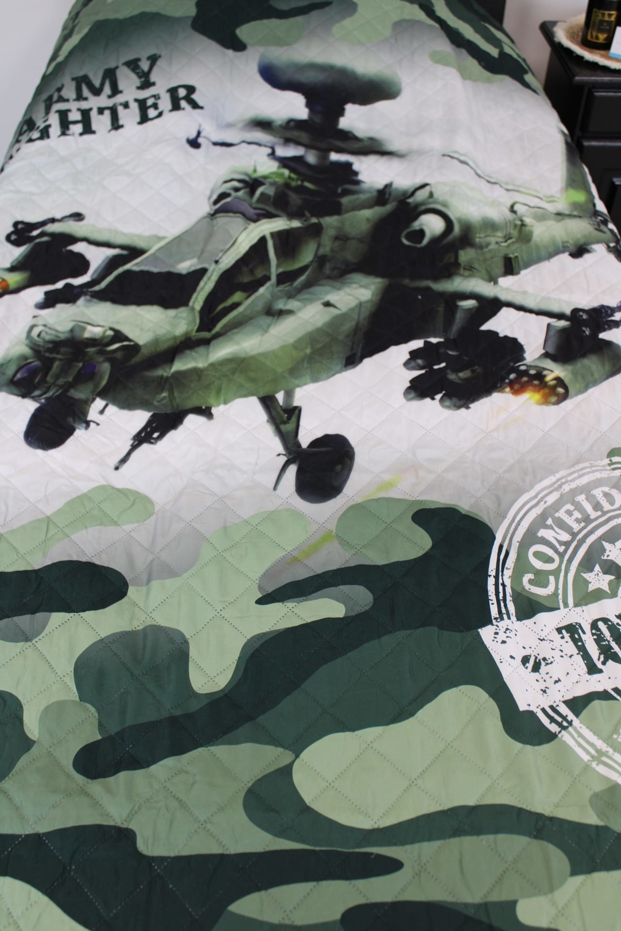 Bedsprei Army Fighter - 170x210 cm