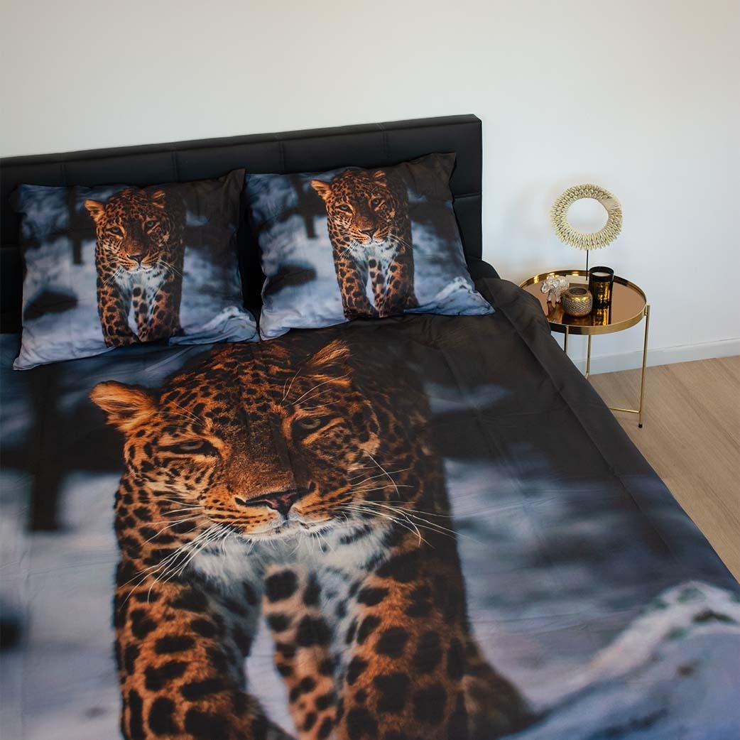 Decoware dekbedovertrek Leopard winter- katoen renforce