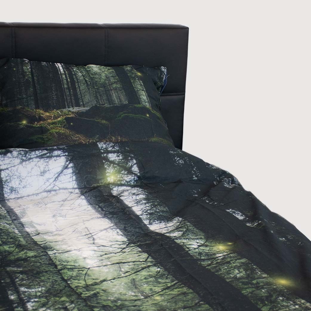 Decoware dekbedovertrek Dark woods - katoen renforce