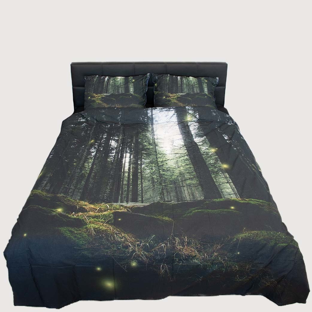 Decoware dekbedovertrek Dark woods - katoen renforce