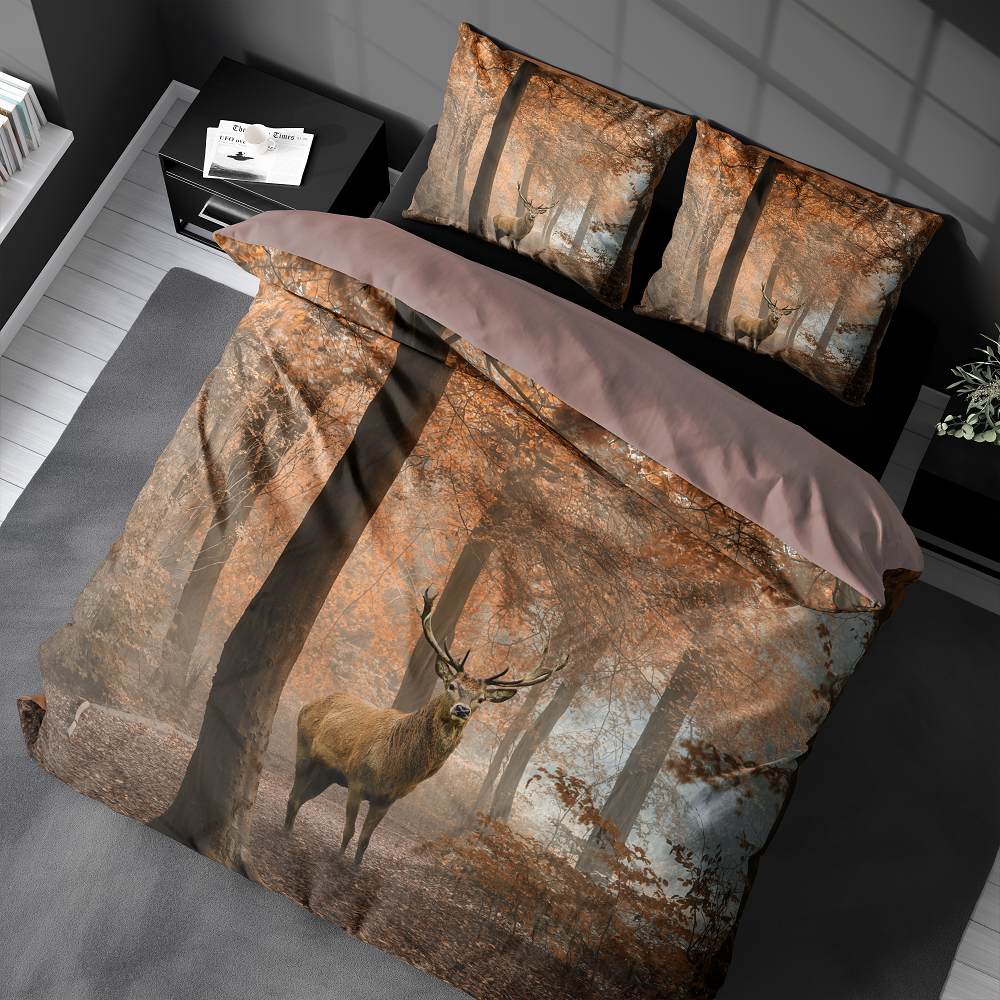 Decoware dekbedovertrek Autumn Deer - katoen renforce
