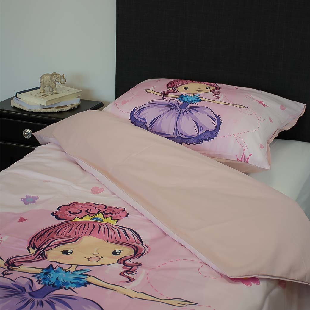 Decoware dekbedovertrek Queen of dance - 140x220 cm - katoen renforce