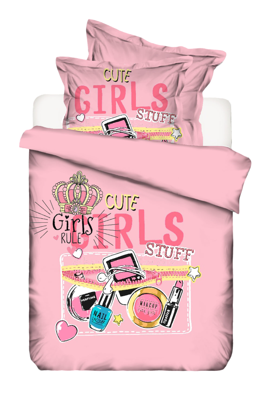 Decoware dekbedovertrek Cute girls - 140x220 cm - katoen renforce