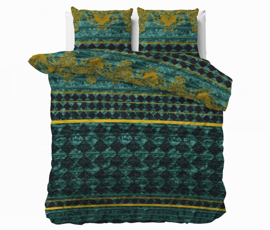 Dekbedovertrek Elite groen - 240x220 cm