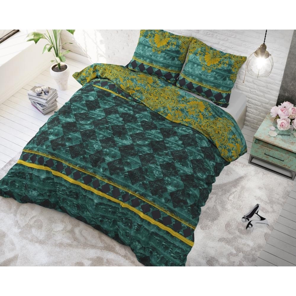 Dekbedovertrek Elite groen - 240x220 cm