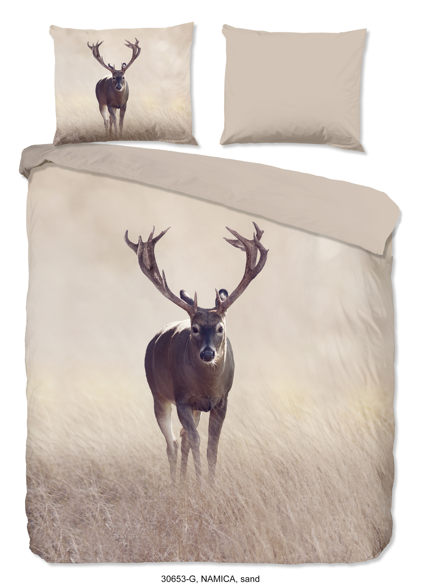 Good morning dekbedovertrek namica deer - katoen