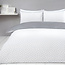 Sleepdown dekbedovertrek Mini dots - wit - grijs - blended katoen