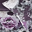Pieridae Inky Floral Dekbedovertrek – 135x200 cm – Paars – Bloemenprint – Polykatoen – Dubbelzijdig