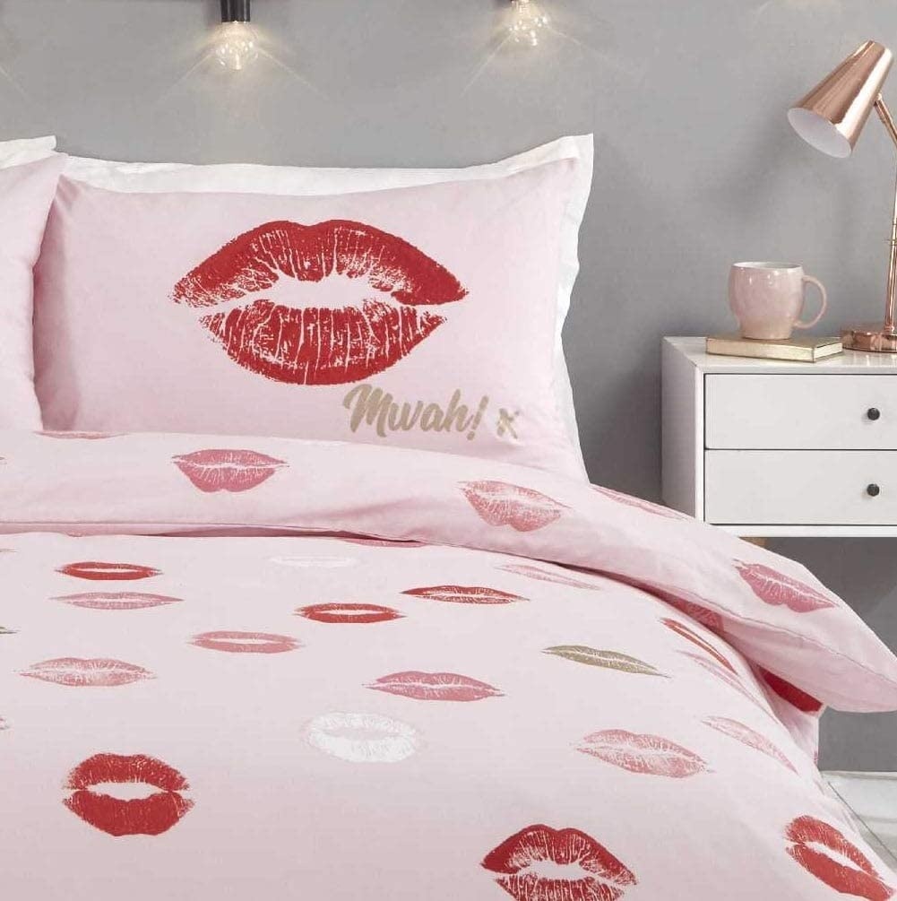 Studio Art dekbedovertrek Kisses - blended katoen - 1-persoons (135x200 + 50x75cm)