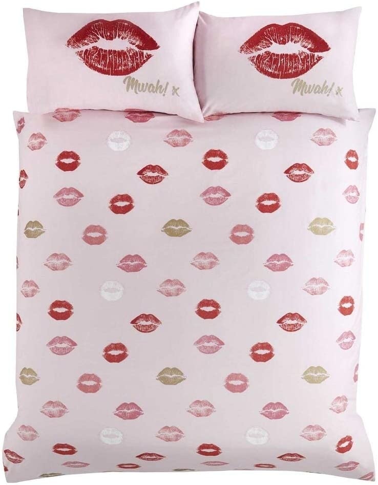 Studio Art dekbedovertrek Kisses - blended katoen - 1-persoons (135x200 + 50x75cm)