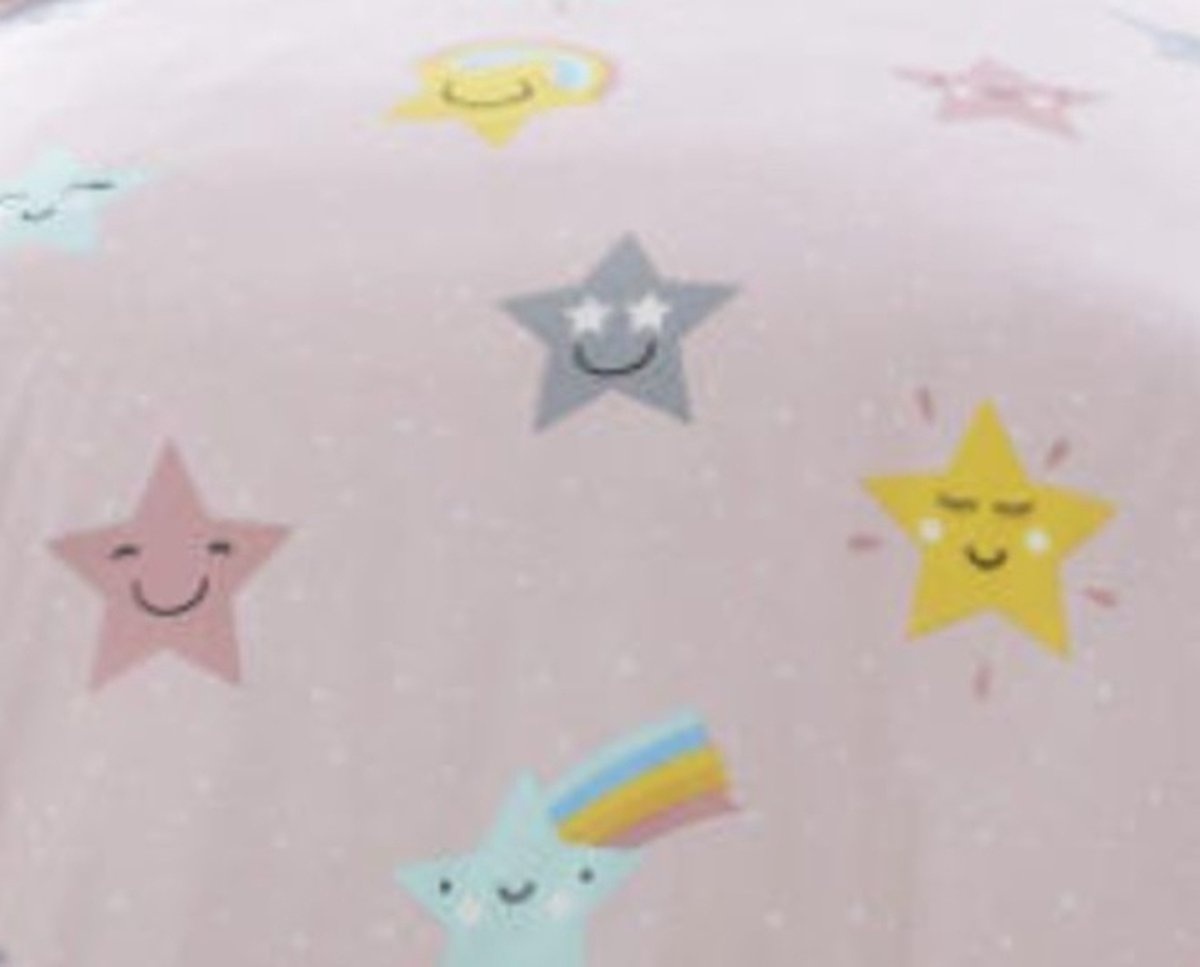 Sleepdown dekbedovertrek Hello stars - 135x200 + 50x75 cm-persoons