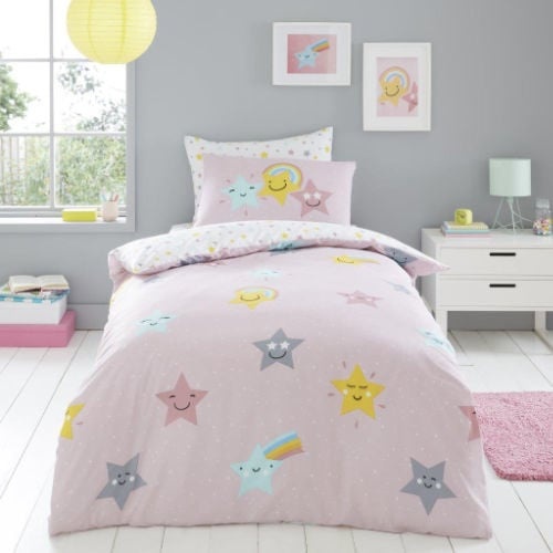Sleepdown dekbedovertrek Hello stars - 135x200 + 50x75 cm-persoons