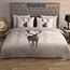 Good Morning Dekbedovertrek Namica Deer – Hert in Graslandschap – 140x220 cm – 100% Katoen – Inclusief Kussensloop 60x70 cm