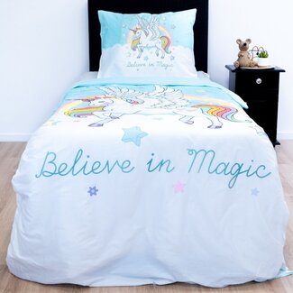 Decoware® Decoware junior dekbedovertrek Believe in magic - katoen