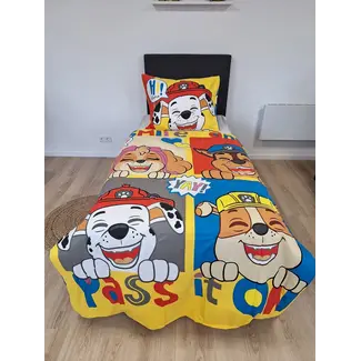 Paw Patrol Kinderdekbedovertrek Pass it on - microvezel - eenpersoons