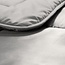Eazy dekbed en overtrek in 1 - Glans satijn - 250 gsm - Silver Grey