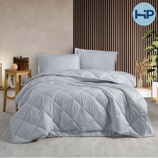Decoware® Dekbed & overtrek in 1 incl. kussensloop -  microvezel - Grijs