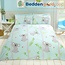 Dekbedovertrek 135x200 – Koala Fun – Blended Katoen – Turquoise – Zonder Instopstrook – Met Knoopsluiting