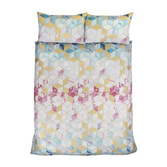 Finest Homeware Dekbedovertrek Quartz Marmer – 135x200 cm
