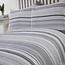 Dekbedovertrek Staford Stripe – Grijs – Blended katoen – 135x200 cm – Studio Art