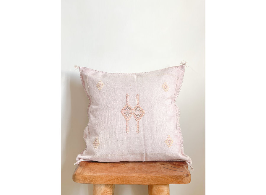Cactus Silk Cushion  - Pink