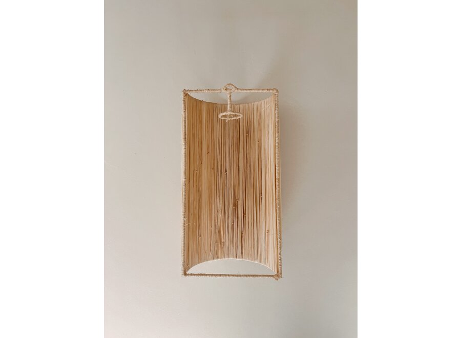 Wall lamp Raffia