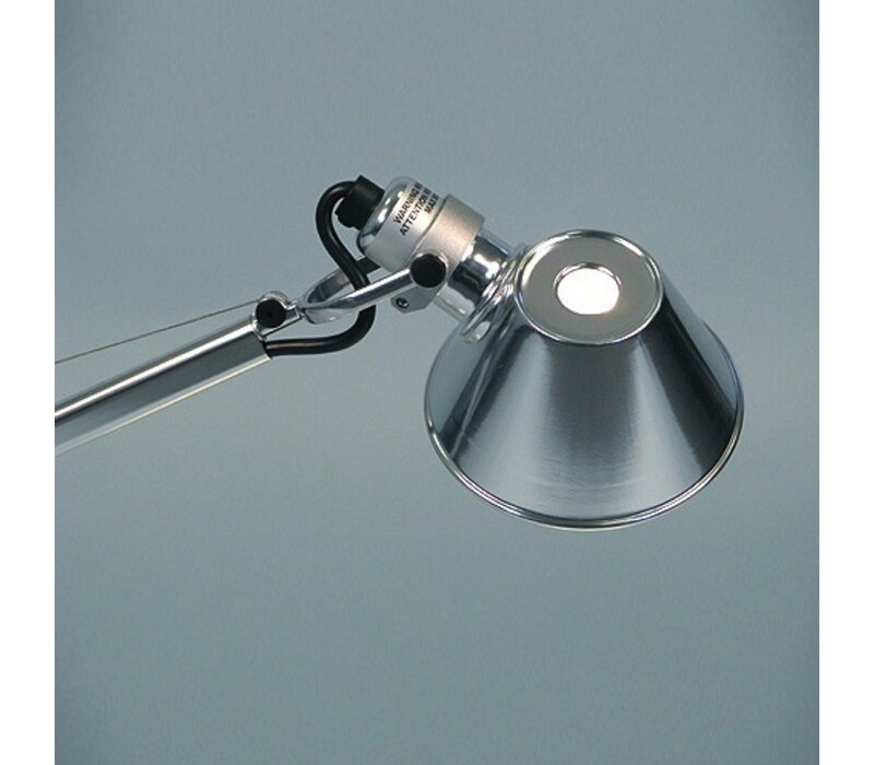 Artemide Lampe Tolomeo avec soccle 129cm - poli & anodisé HALO ou LED Lampe Tolomeo avec soccle 129cm - poli & anodisé HALO ou LED