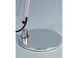 Artemide Lampe Tolomeo avec soccle 129cm - poli & anodisé HALO ou LED Lampe Tolomeo avec soccle 129cm - poli & anodisé HALO ou LED