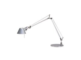 Artemide Tolomeo bureaulamp met voet 129cm - Aluminium HALO of LED Tolomeo bureaulamp met voet 129cm - Aluminium HALO of LED
