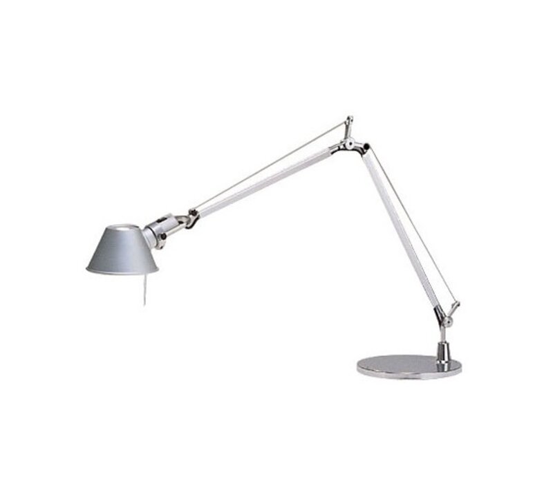 Artemide Lampe Tolomeo avec soccle 129cm - aluminium HALO ou LED Lampe Tolomeo avec soccle 129cm - aluminium HALO ou LED