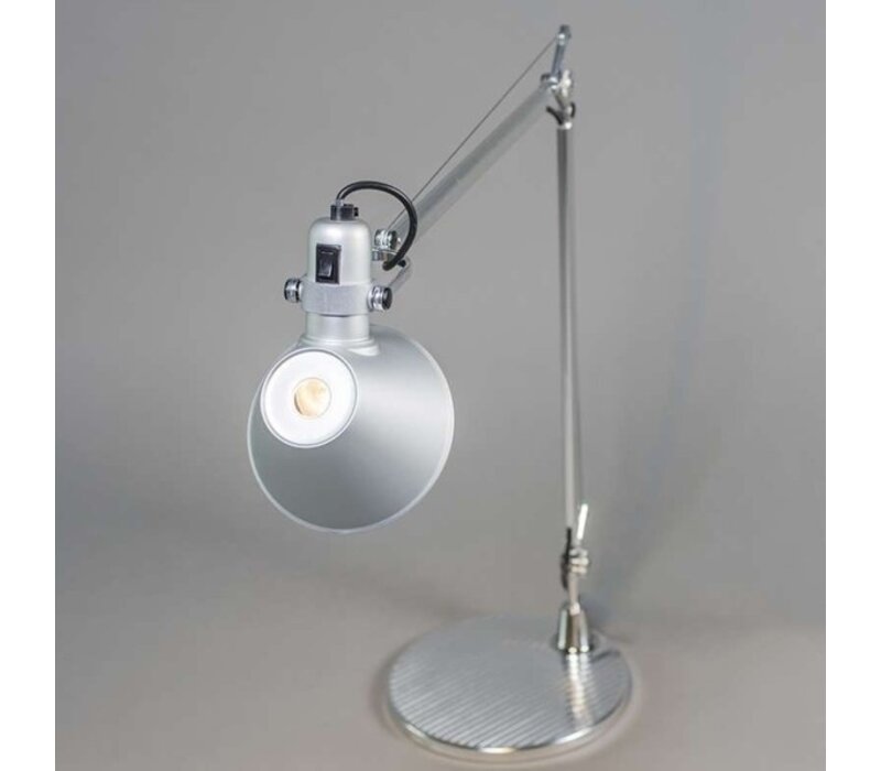 Artemide Tolomeo bureaulamp met voet 129cm - Aluminium HALO of LED Tolomeo bureaulamp met voet 129cm - Aluminium HALO of LED