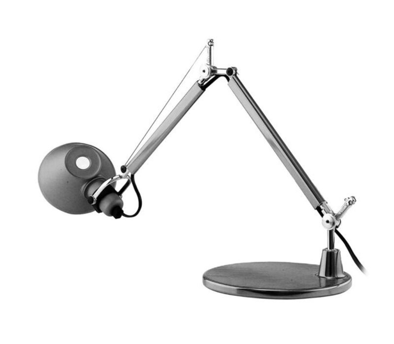 Artemide Lampe Tolomeo avec soccle 129cm - aluminium HALO ou LED Lampe Tolomeo avec soccle 129cm - aluminium HALO ou LED