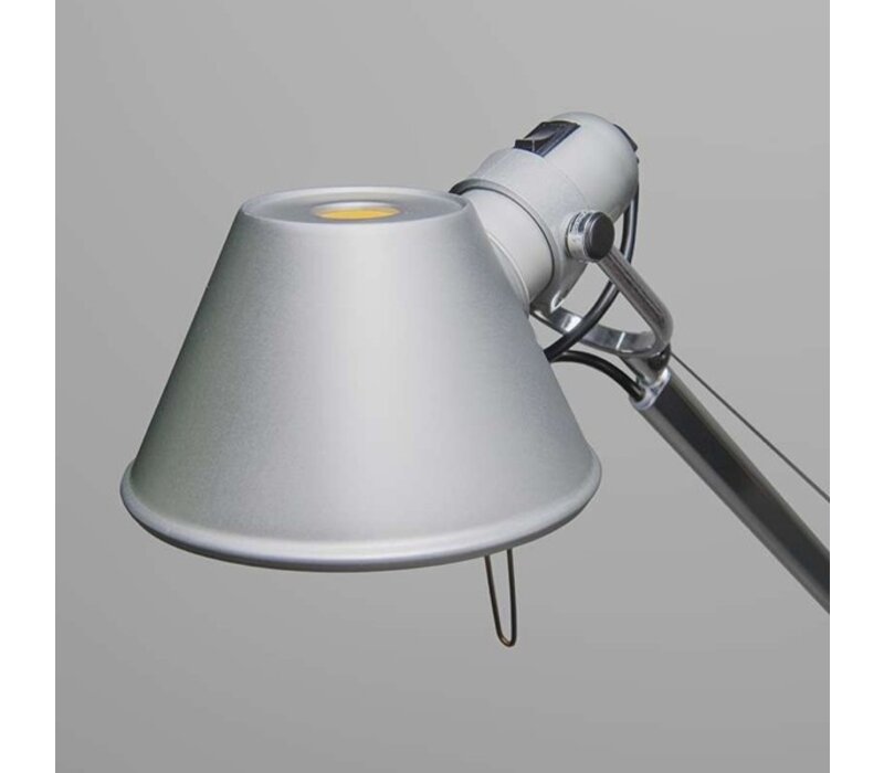 Artemide Tolomeo bureaulamp met voet 129cm - Aluminium HALO of LED Tolomeo bureaulamp met voet 129cm - Aluminium HALO of LED