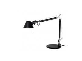 Tolomeo bureaulamp met voet Zwart/Wit of LED