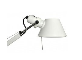 Tolomeo bureaulamp met voet Zwart/Wit of LED