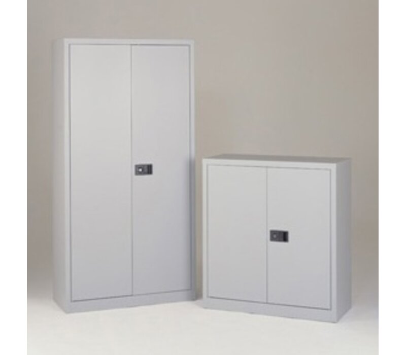 Metalen kast met deuren laag - 100cm