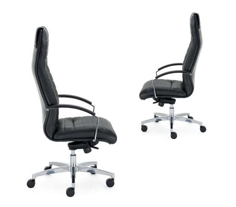 Director fauteuil de bureau cuir noir