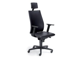 BNO Director 1860 fauteuil de bureau cuir noir Director 1860 fauteuil de bureau cuir noir