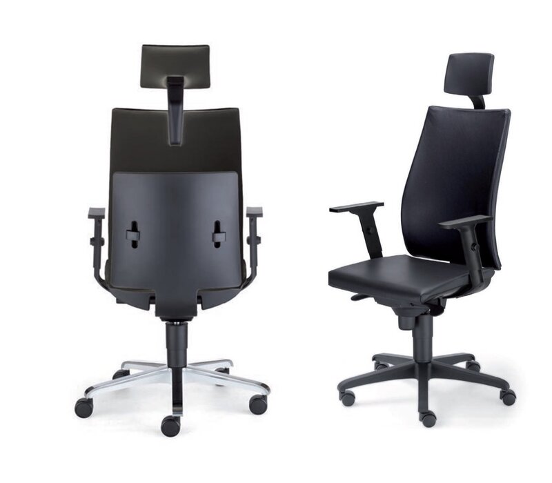 BNO Director 1860 fauteuil de bureau cuir noir Director 1860 fauteuil de bureau cuir noir