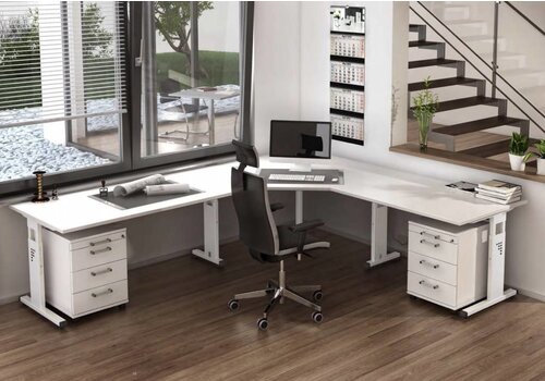 Bureau Officina, réglable en hauteur