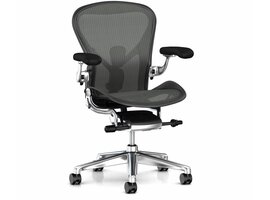 Aeron Deluxe bureaustoel chroom - remastered