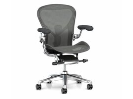 Aeron Deluxe bureaustoel chroom - remastered