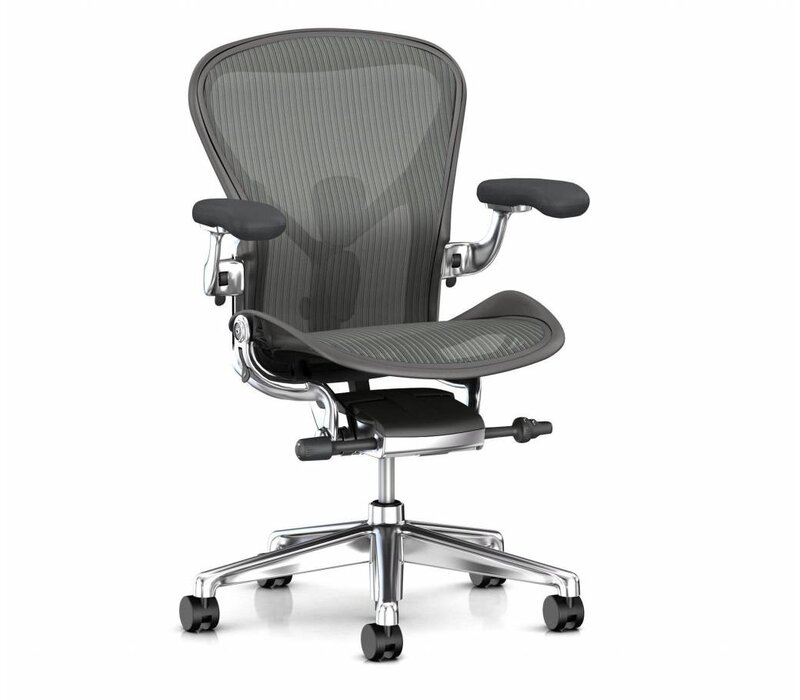 Aeron Deluxe bureaustoel chroom - remastered