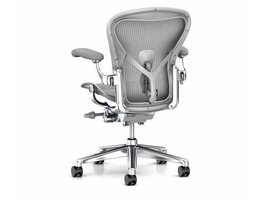 Aeron Deluxe bureaustoel chroom - remastered