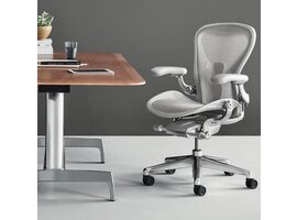 Aeron Deluxe bureaustoel chroom - remastered