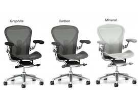 Aeron Deluxe bureaustoel chroom - remastered