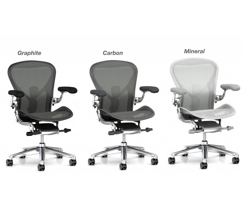 Aeron Deluxe bureaustoel chroom - remastered