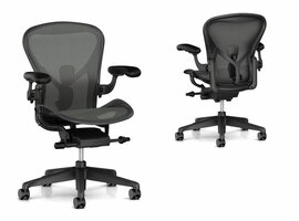 Aeron Remastered Deluxe Graphite fauteuil de direction